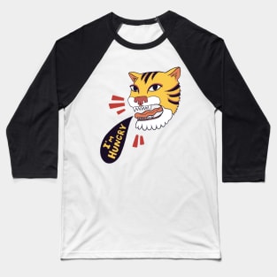 Hungry tiger Baseball T-Shirt